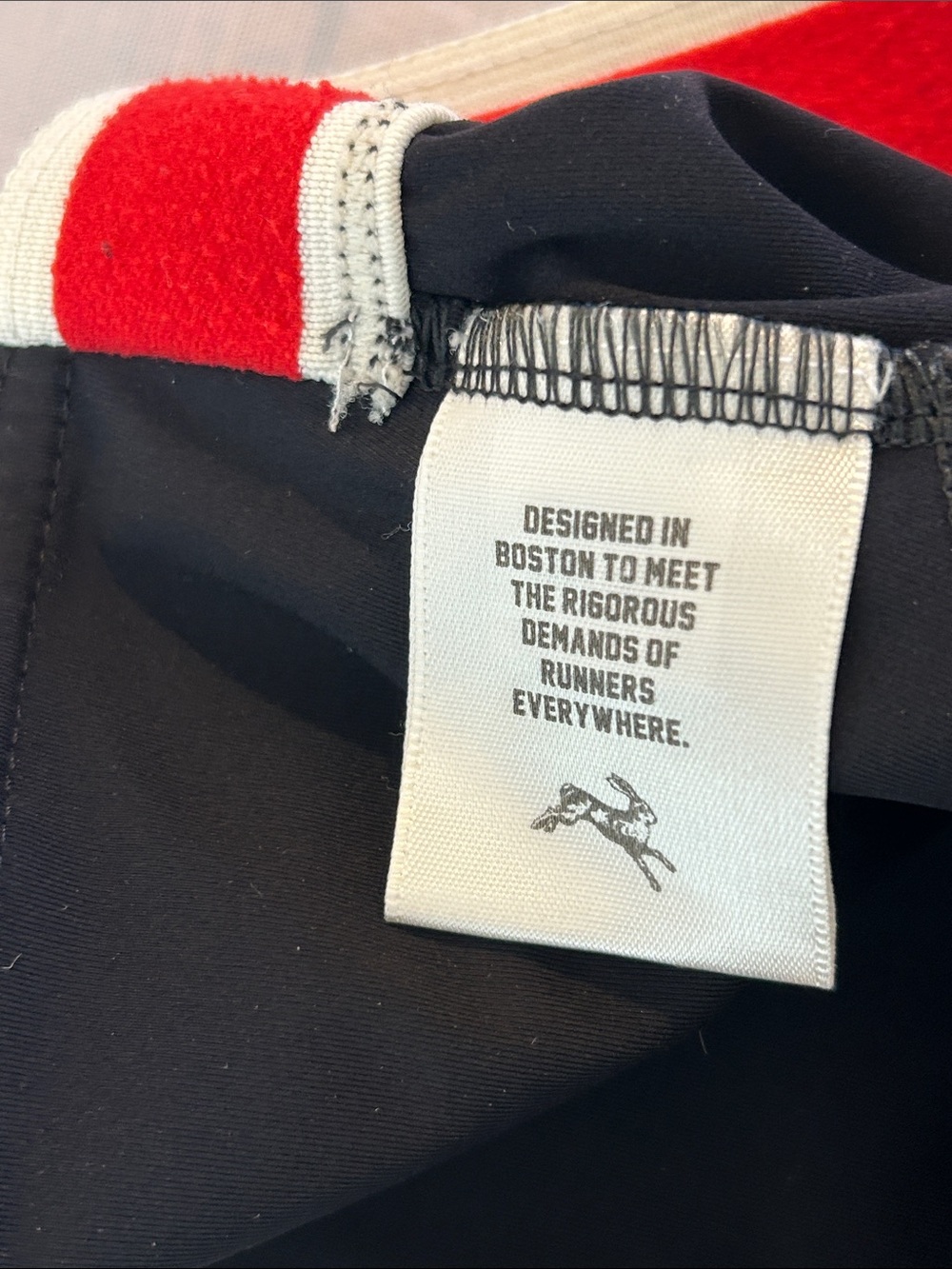 Tracksmith Black Performance Shorts with Gold Logo - Picture 3 of 9